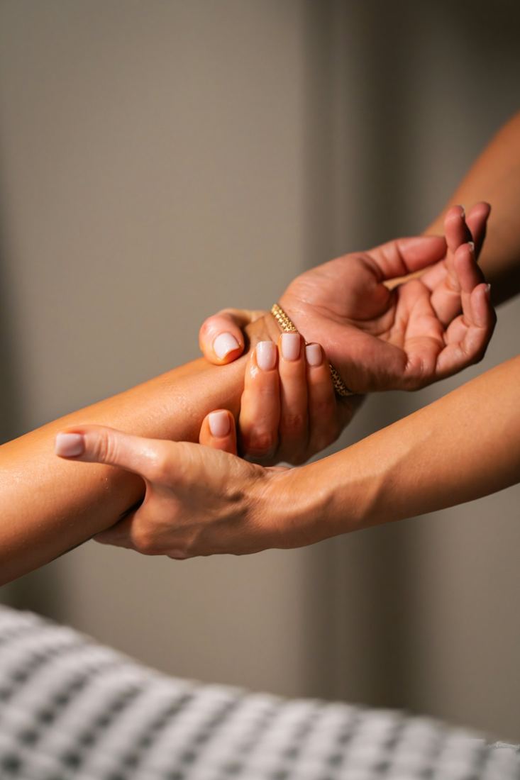 Relaxing arm massage